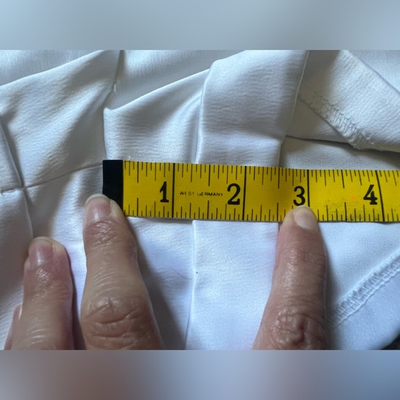 Express Y2K Sailor Corset High-Waisted Button Up Cuffed Satin Dress Shorts 8 - Picture 11 of 12